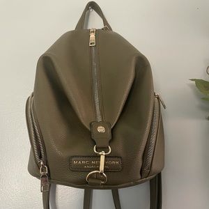 Marc Jacobs New York, olive green, mini backpack
